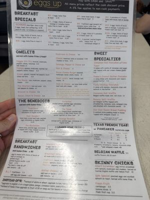 Menu photo 1 Eggs-Up Family Restaurant Cumberland, RI Menu photo 1 Eggs-Up Family Restaurant Cumberland, RI