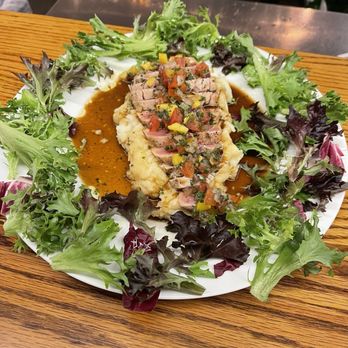 Barcelona Bistro Bar - Yellowfin Tuna Steak - Spanish Near Me - Louisville, Kentucky Barcelona Bistro Bar - Yellowfin Tuna Steak - Spanish Near Me - Louisville, Kentucky