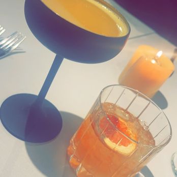 Dinner for Two - Love Bubble Margarita and gin - Steakhouses Near Me - Santa Fe, New Mexico