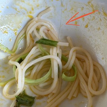 Bun Rieu Ganh - A hair in the noodles as we were pulling it up. Reminder... SOFT SOFT OPENING Phase. - Vietnamese Near Me - Westminster, California Bun Rieu Ganh - A hair in the noodles as we were pulling it up. Reminder... SOFT SOFT OPENING Phase. - Vietnamese Near Me - Westminster, California