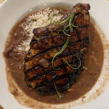 Gabe's Downtown - Pork chop with red beans and rice - Bars Near Me - Villa Rica, Georgia Gabe's Downtown - Pork chop with red beans and rice - Bars Near Me - Villa Rica, Georgia