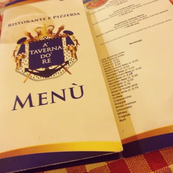 A Taverna do Re - Menu - Pizza Near Me - Naples, NA