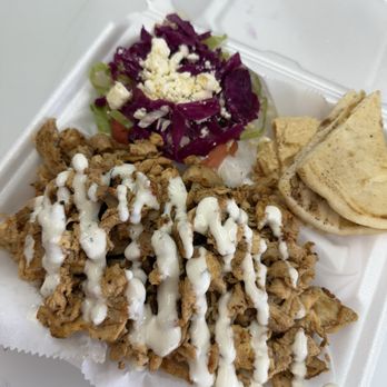 Doy Doy Grill - Chicken Gyro Platter - Food Trucks Near Me Doy Doy Grill - Chicken Gyro Platter - Food Trucks Near Me