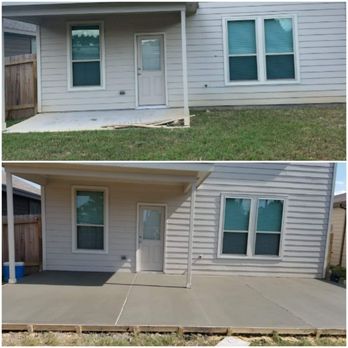 Humble Landscaping Services - New Concrete Installation. - Landscaping Near Me