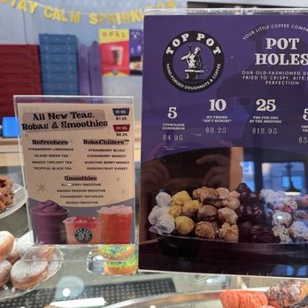 Top Pot Doughnuts - Menu - Coffee & Tea Near Me - Seattle, Washington