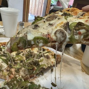 Pizza House - Double decker veggie pizza - Pizza Near Me - Zion, Illinois