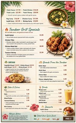 Menu photo 1 Indian Grill n Curry Lahaina, HI