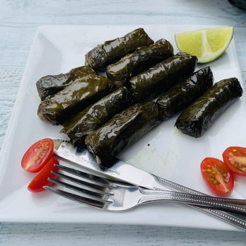 TehranRo Grill - Vegan stuffed grape leaves.  Very well made. - Mediterranean Near Me - Los Angeles, California