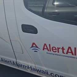 Alert Alarm of Hawaii - Their shoddy driver in wahiawa