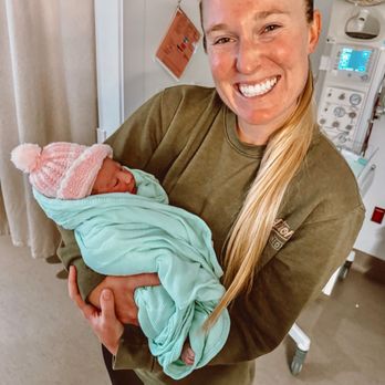 Sundream Doula - Mackenzie enjoying some well deserved snuggles after all her hard work helping me birth a happy and healthy baby girl! - Doulas Near Me