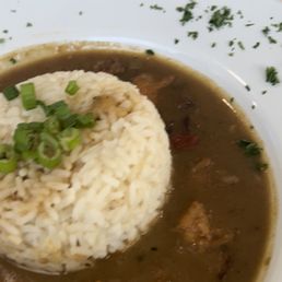 Gumbo and homemade cornbread.....amazing!!!!