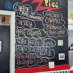Desert menu Desert menu