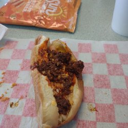 Chet's Dairy Freeze - Chile cheese dog.