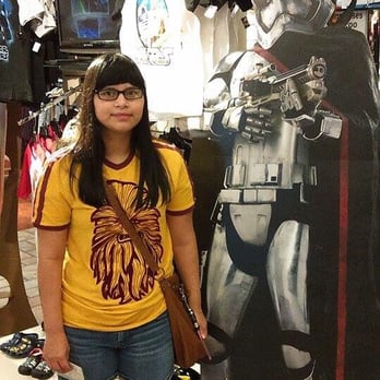 Quips N Quotes - Posing with Captain Phasma at Quips! - Jewelry Near Me - McAllen, Texas Quips N Quotes - Posing with Captain Phasma at Quips! - Jewelry Near Me - McAllen, Texas