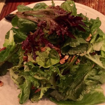 Pêche - Mixed Greens Salad w/ Toasted & Seasoned Almonds & A Citrus Vinaigrette (typically also includes goat cheese) (3/2019) - Seafood Near Me - New Orleans, Louisiana Pêche - Mixed Greens Salad w/ Toasted & Seasoned Almonds & A Citrus Vinaigrette (typically also includes goat cheese) (3/2019) - Seafood Near Me - New Orleans, Louisiana
