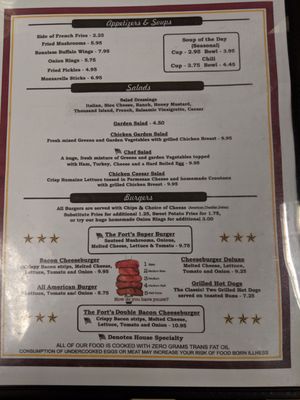 Menu photo 7 The Fort Lebanon, NH Menu photo 7 The Fort Lebanon, NH