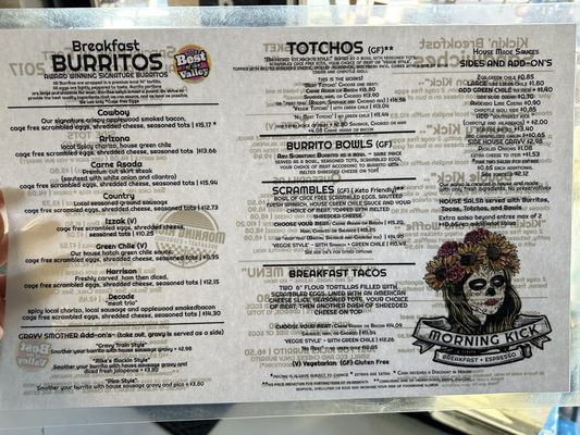 Menu photo 5 Morning Kick Gilbert, AZ