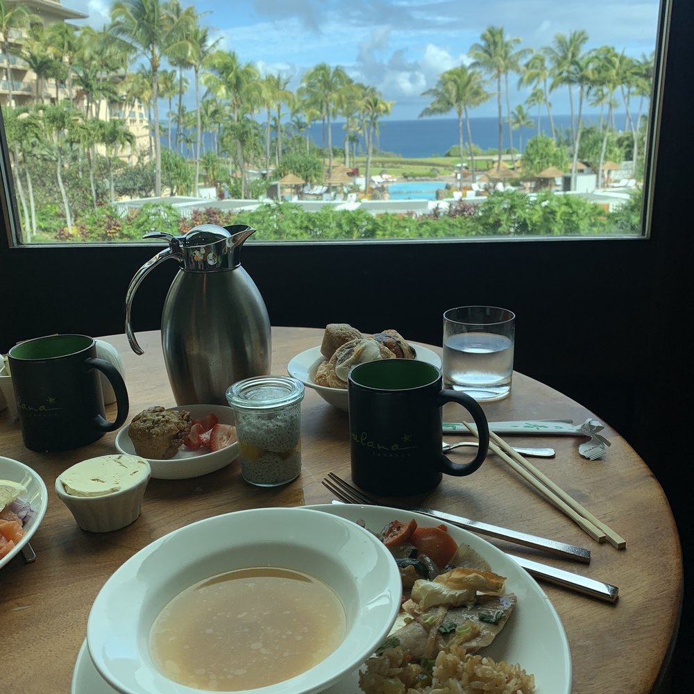 Gorgeous view-- nice island spread Gorgeous view-- nice island spread