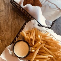 Brick House Bar & Grille - Chicken fingers & basket of french fries w/ cheese