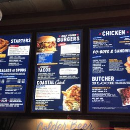 Menu board Menu board