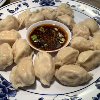 Huangcheng potstickers - Steamed dumplings with sauce - Dim Sum Near Me - Oakland, California
