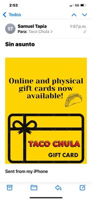 Taco Chula by null