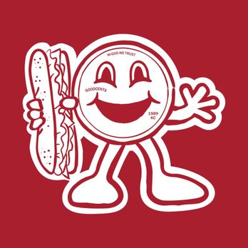 Goodcents Deli Fresh Subs - a cartoon character holding a hot dog - Sandwiches Near Me - Arnold, Missouri Goodcents Deli Fresh Subs - a cartoon character holding a hot dog - Sandwiches Near Me - Arnold, Missouri