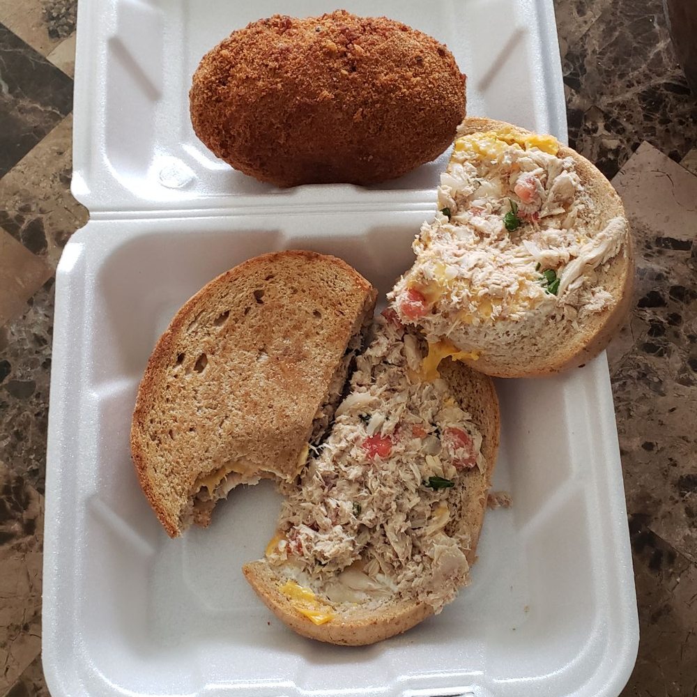The Hot Tomato - Inside of my tuna melt - Bakeries Near Me - Ruskin, Florida The Hot Tomato - Inside of my tuna melt - Bakeries Near Me - Ruskin, Florida