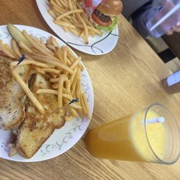 Mushroom Cheeseburger& tuna melt