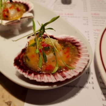 Barrafina - Scallop in half-shell, amazing - Spanish Near Me - London, XGL Barrafina - Scallop in half-shell, amazing - Spanish Near Me - London, XGL
