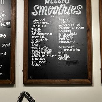 Bon Bon Tea House - Menu Board as of 7.15.26 - Bubble Tea Near Me - Chatsworth, California