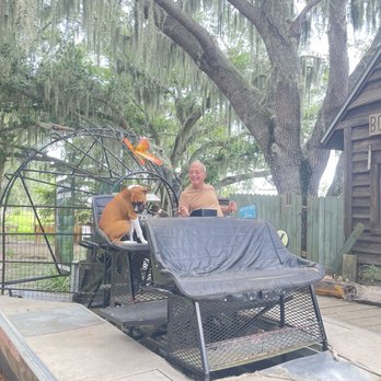 Boggy Bottom BBQ - my dog and i on a airboat prop and a video of this gem or a business everyone was a hospitality master amazing ppl made this the best... - Barbeque Near Me - Kissimmee, Florida Boggy Bottom BBQ - my dog and i on a airboat prop and a video of this gem or a business everyone was a hospitality master amazing ppl made this the best... - Barbeque Near Me - Kissimmee, Florida
