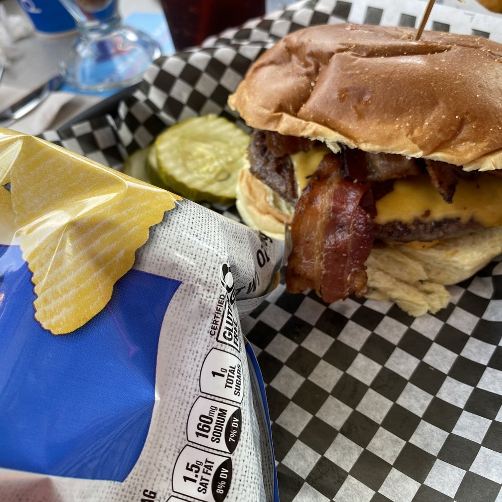 Pink Cadillac Diner - bacon and barbecue burger sandwich - Diners Near Me - Wildwood, New Jersey Pink Cadillac Diner - bacon and barbecue burger sandwich - Diners Near Me - Wildwood, New Jersey
