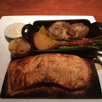 Seasons 52 - Cedar plank Salmon - New American Near Me - Indianapolis, Indiana Seasons 52 - Cedar plank Salmon - New American Near Me - Indianapolis, Indiana