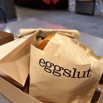 Eggslut - Eggslut Sausage egg and cheese - Breakfast & Brunch Near Me - Los Angeles, California Eggslut - Eggslut Sausage egg and cheese - Breakfast & Brunch Near Me - Los Angeles, California