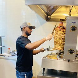 Shawarma Taco - Fresh cut with every order, the owner