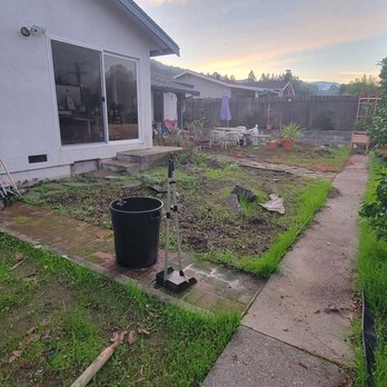 Bedrock Concrete Construction - Our yard before - Masonry/Concrete Near Me - Petaluma, California
