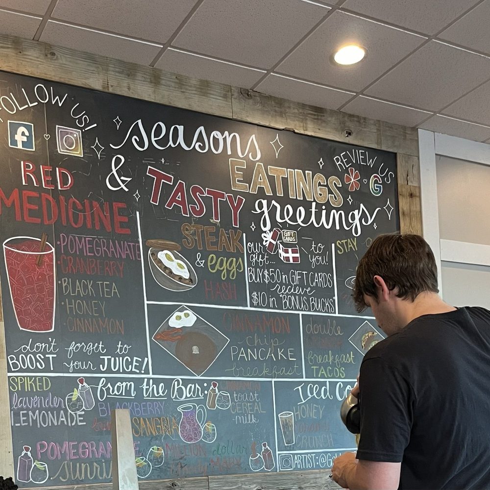 Colorful menu options Colorful menu options