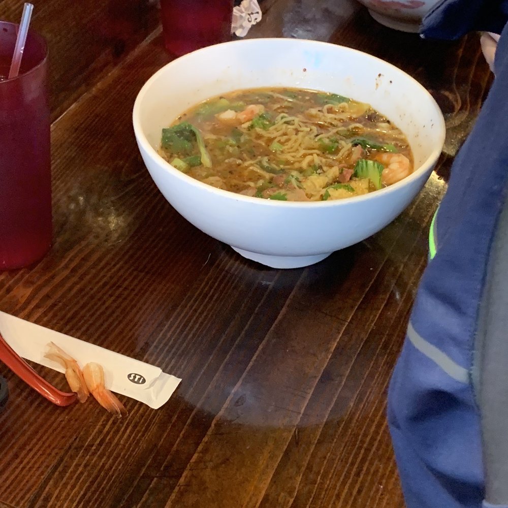 Noodle Boulevard - Someone's bowl. Lol. Looks good - Ramen Near Me - Cary, North Carolina