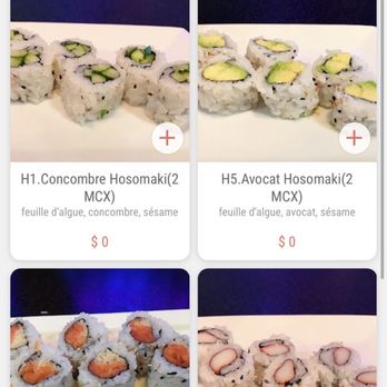 Mitsuki - a selection of sushi rolls - Sushi Bars Near Me - Brossard, Quebec