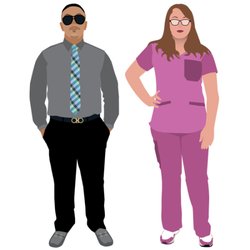 J. Brooke Chao Designs, LLC - Wes & Mariah minimalist portraits