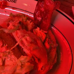 Browns SocialHouse - Chicken sandwich - the chicken was  dried out and was  half the size of bun - $23 - not impressed