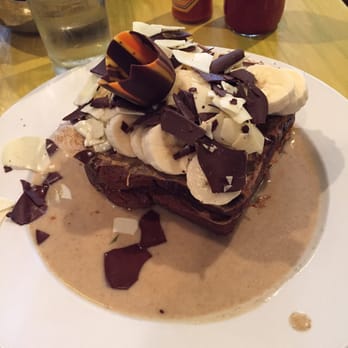 The Bongo Room - Chocolate tower French toast - New American Near Me - Chicago, Illinois The Bongo Room - Chocolate tower French toast - New American Near Me - Chicago, Illinois