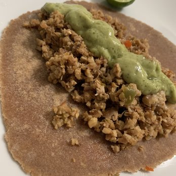 Alkaline mexican - Vegan - alkaline tacos
Using walnut meat as meat replacement and hand made tortillas using spelt flour - Caterers Near Me Alkaline mexican - Vegan - alkaline tacos
Using walnut meat as meat replacement and hand made tortillas using spelt flour - Caterers Near Me