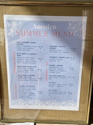 Menu photo 2 The Amsden Versailles, KY
