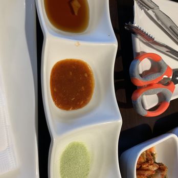 Wang Cho Korean BBQ - Loved the green tea salt w/ sesame oil added to it - Korean Near Me - Riverside, California Wang Cho Korean BBQ - Loved the green tea salt w/ sesame oil added to it - Korean Near Me - Riverside, California