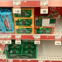 Pharmaprix - Great post-Christmas sales. And I've never seen Strawberry After Eight mints before.