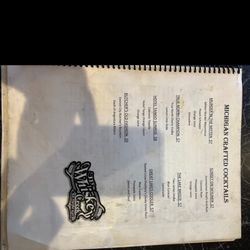 JB's Whiskey Creek - Drink menu