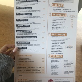 Asian Box - Pruneyard - Menu - Asian Fusion Near Me - Campbell, California