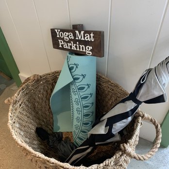 Flower Child - Yoga mat parking. Too. Cute. - Salad Near Me - Houston, Texas Flower Child - Yoga mat parking. Too. Cute. - Salad Near Me - Houston, Texas